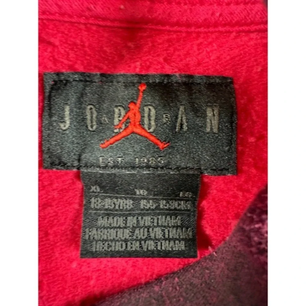 NIKE AIR JORDAN JUMPMAN HOODIE GIRLS BIG KIDS PULLOVER VERY BERRY XL